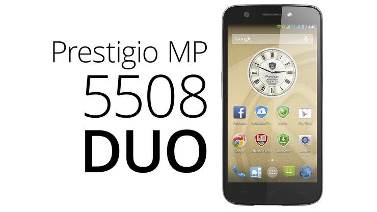 Prestigio MultiPhone 5508 DUO – videopohled