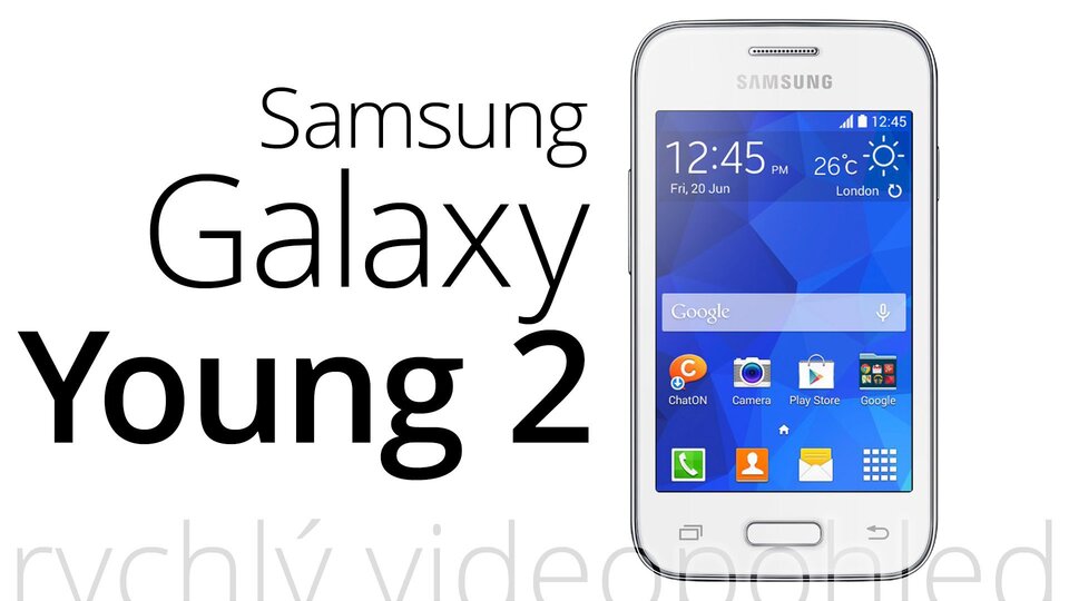 Samsung Galaxy Young 2 – rychlý videopohled