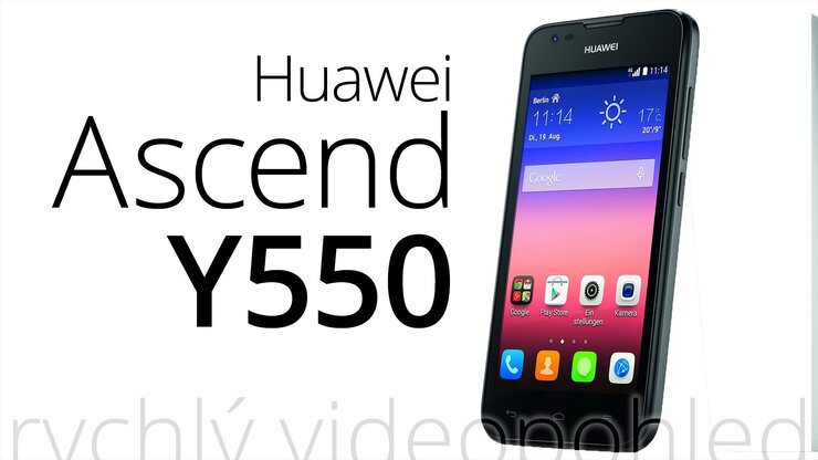 Huawei Ascend Y550 – videopohled