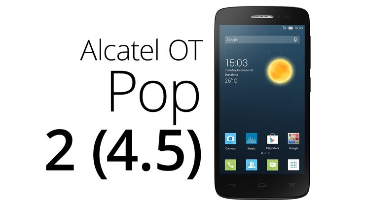 Alcatel OneTouch Pop 2 (4.5) – videopohled