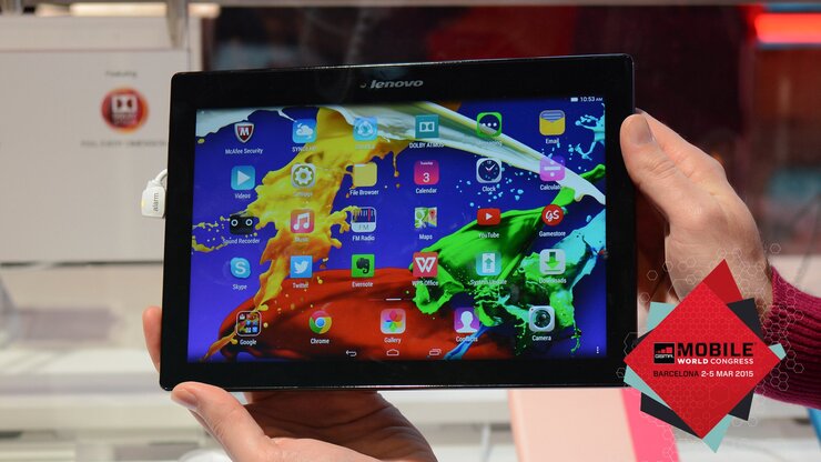 Lenovo Tab 2 A10 – první pohled z MWC 2015