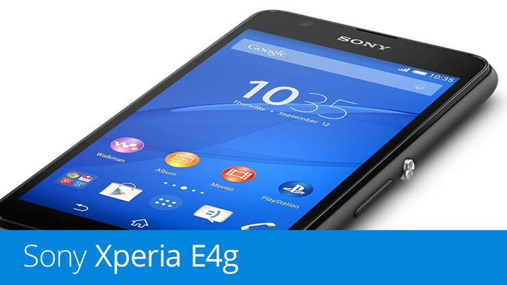 Sony Xperia E4g – videopohled