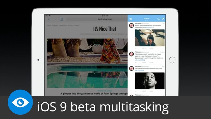 iOS 9 na iPadu Air 2: multitasking – videopohled