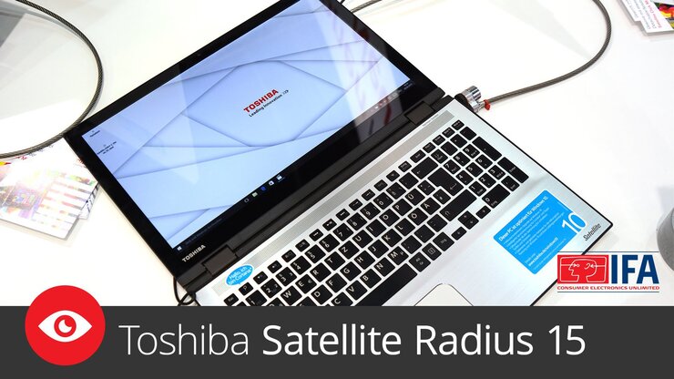 Toshiba Satellite Radius 15 – první pohled z IFA 2015