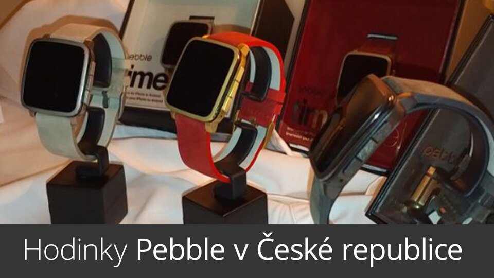 Hodinky Pebble v České republice