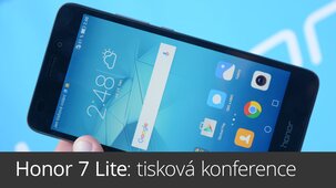 Honor 7 Lite – tisková konference
