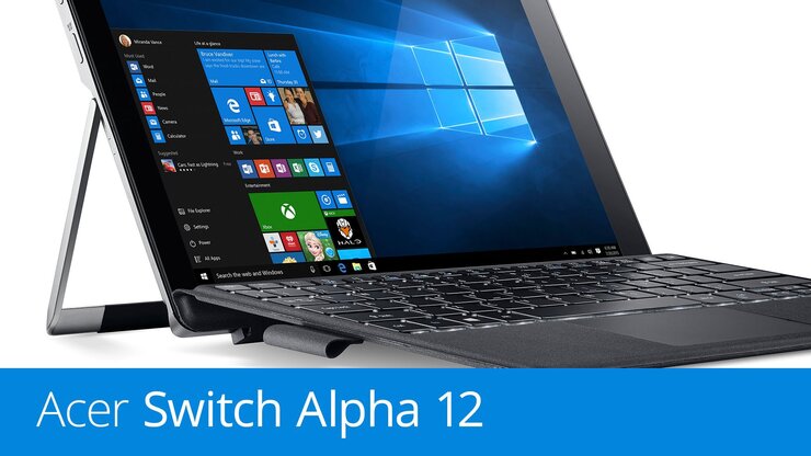Acer Switch Alpha 12 – videopohled