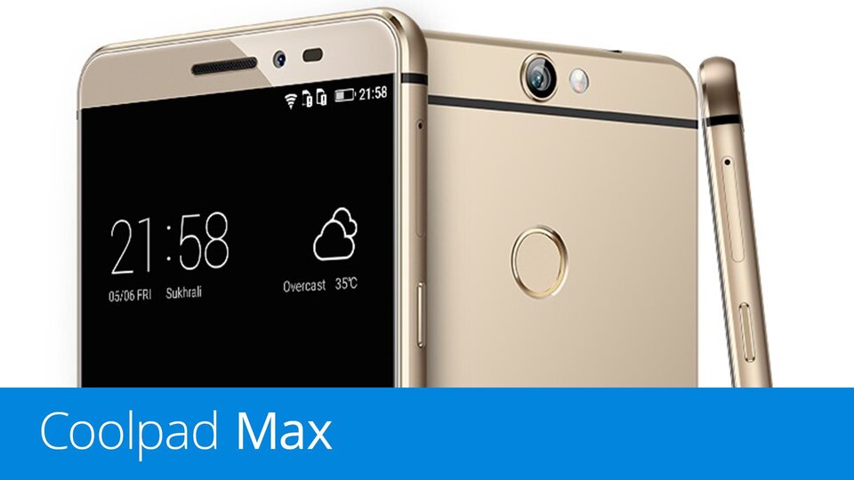 Coolpad Max – videopohled