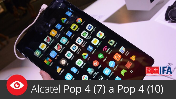 Alcatel Pop 4 (7) a Pop 4 (10) – IFA 2016