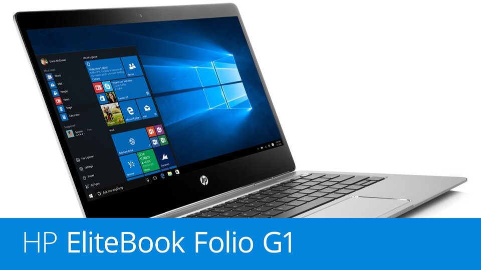 HP EliteBook Folio G1 – videopohled