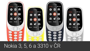 Nokia 3, 5, 6 a 3310 v ČR
