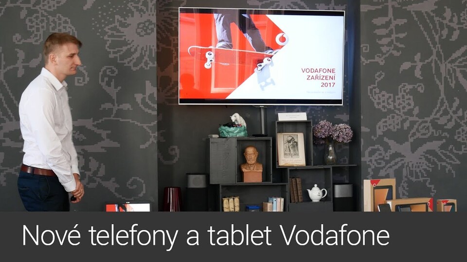 Představení nových telefonů a tabletu Vodafone – představení