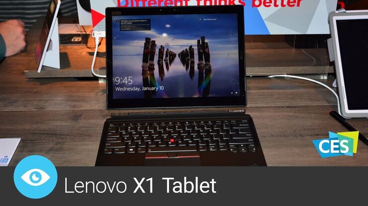 Nové Lenovo X1 Tablet naživo v Las Vegas – CES 2018