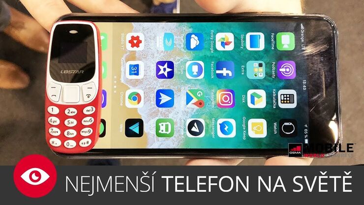 Nejmenší telefon na světě je klon Nokia 3310! (L8STAR BM10) – MWC 2018