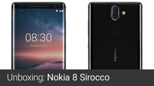 Nokia 8 Sirocco – unboxing