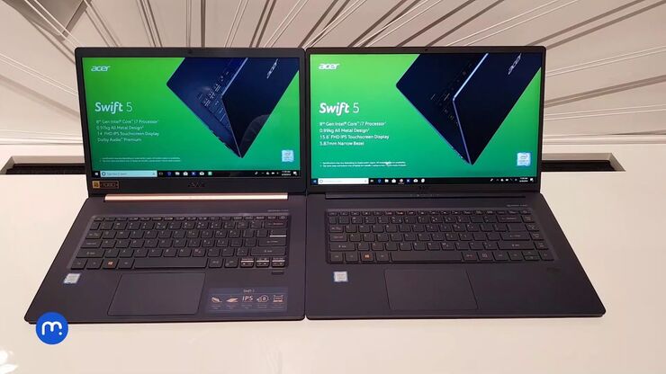 Acer Swift 5 nejlehčí 15palec na světě naživo z Berlína