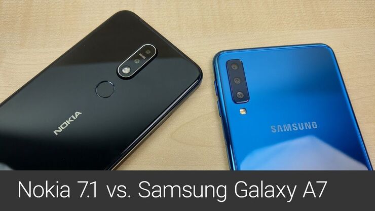 Nokia 7.1 versus Samsung Galaxy A7 – srovnání