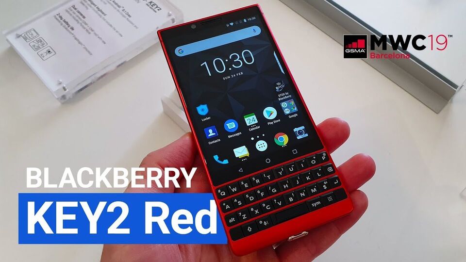 BlackBerry KEY2 se představilo v krásné červené barvě