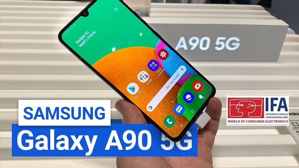 Samsung Galaxy A90 má velký, displej, vysoký výkon a 5G