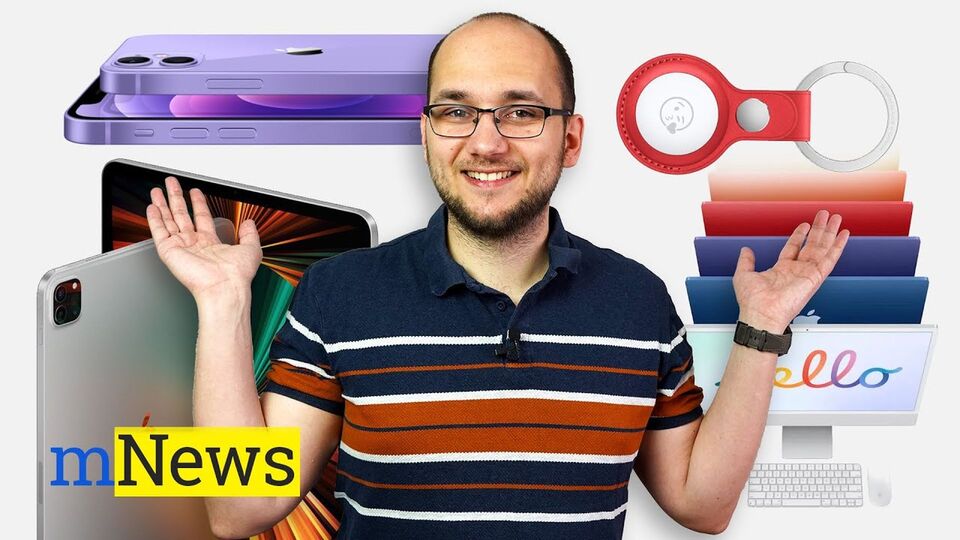 Přehled novinek Apple: iPad Pro, AirTag, iMac a další – mNews