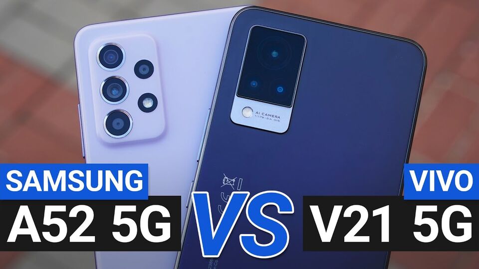 Samsung Galaxy A52 5G vs. Vivo V21 5G – srovnání