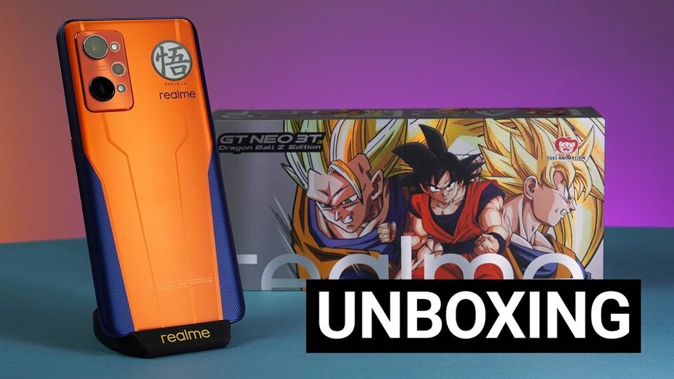 Unboxing Realme GT Neo 3T Dragon Ball Z Edition
