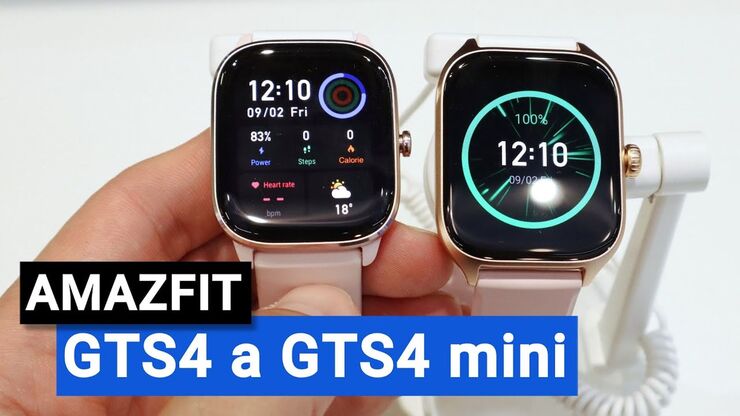 Amazfit GTS 4 (Mini): stylová dvojčata