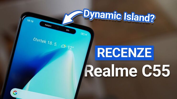 Realme C55 si hraje na iPhone (RECENZE)