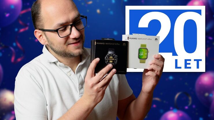 Vyhrajte hned dvoje chytré hodinky Huawei v rámci oslav serveru mobilenet.cz