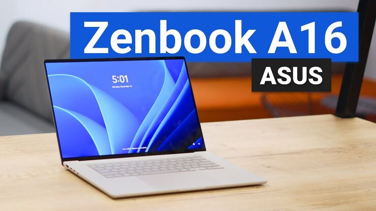 ASUS ukázal Zenbook A16 s nejvýkonnějším procesorem Snapdragon