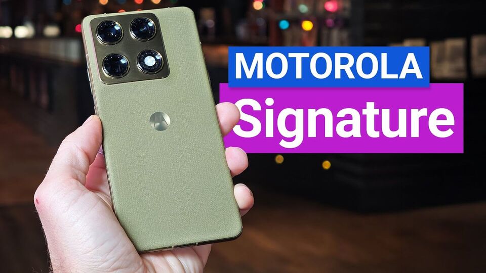 Motorola Signature je nový vlajkový model, který zaujme tenkým tělem