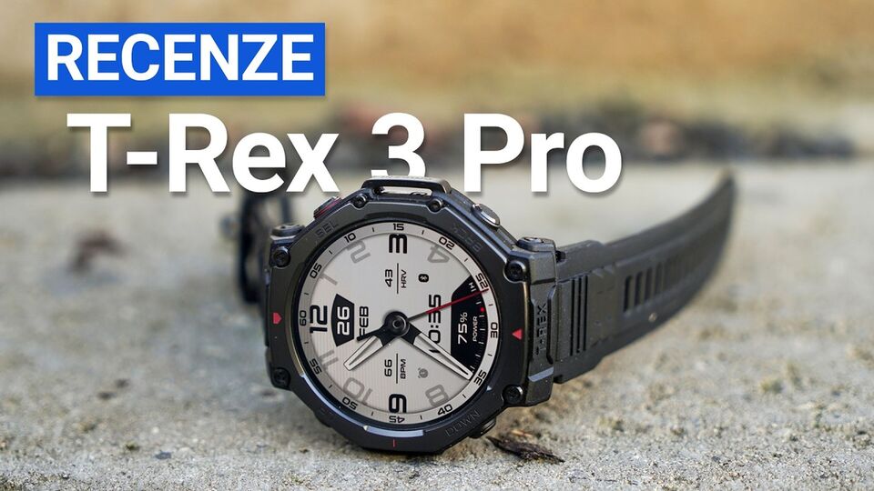 Amazfit T-Rex 3 Pro: Postrach pro Garmin? (RECENZE)