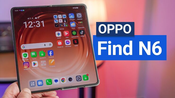 Facka pro Samsung! Oppo Find N6 je nejlepší ohebný telefon.