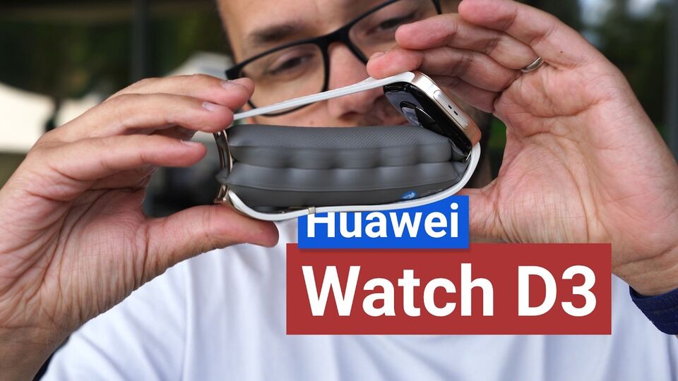 Hodinky s vodotryskem? Huawei Watch D3 mají něco mnohem užitečnějšího