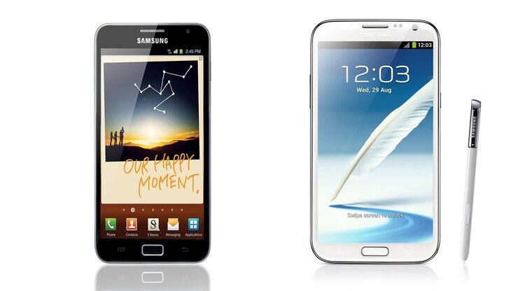 Samsung Galaxy Note II vs. Galaxy Note – srovnání
