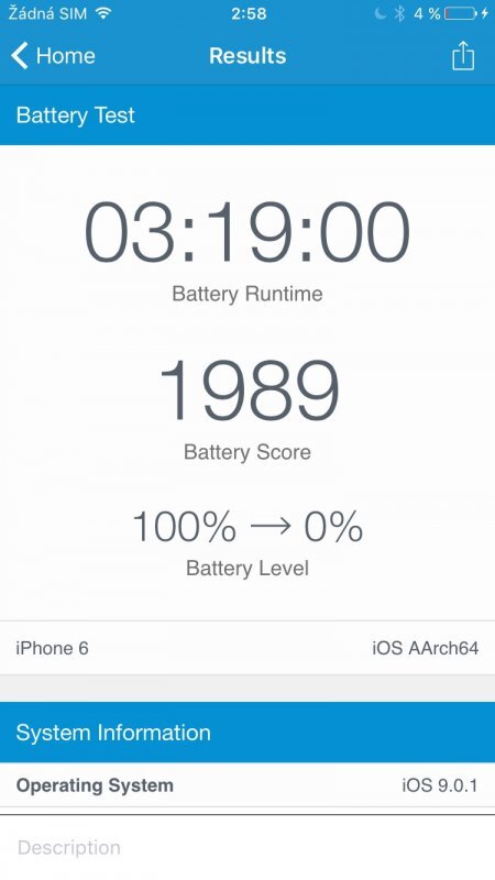 screenshot Apple iPhone 6s