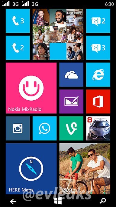 Screenshot z Nokia Lumia 630