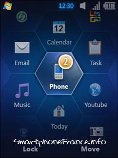 Screenshoty prostředí Windows Mobile 6.5