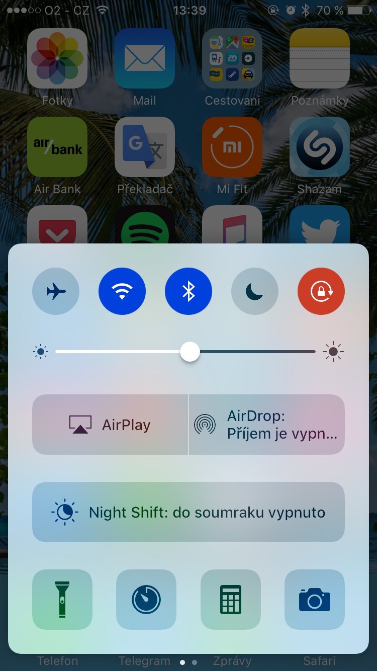 Screeny iOS 10