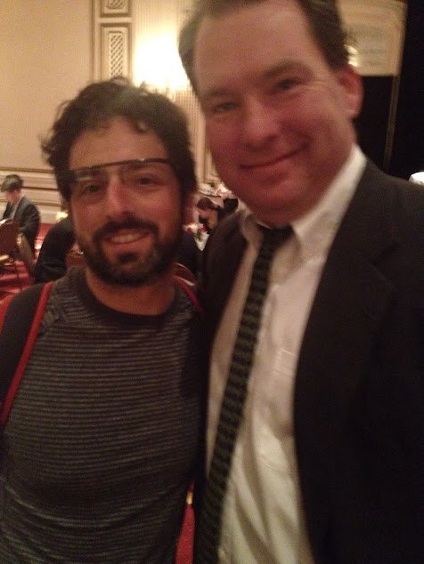 Sergey Brin a Google Glass