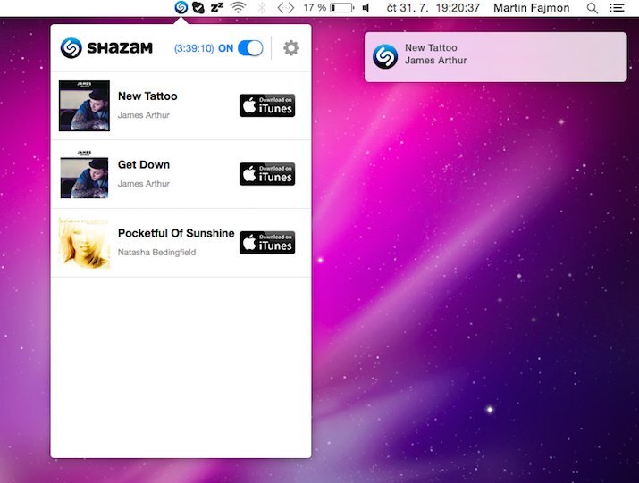Shazam pro MAC