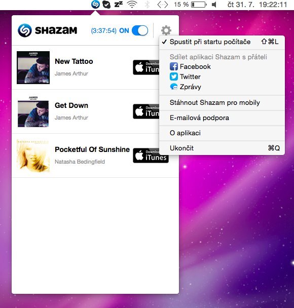 Shazam pro MAC