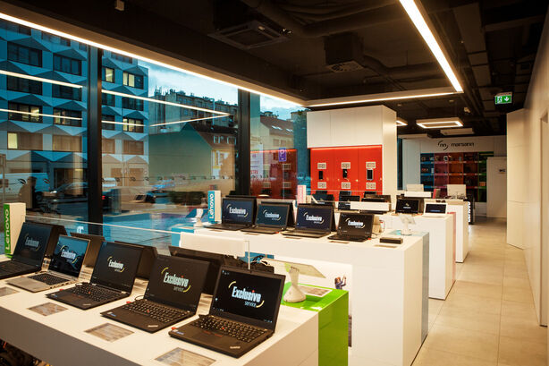 Showroom Lenovo v Praze