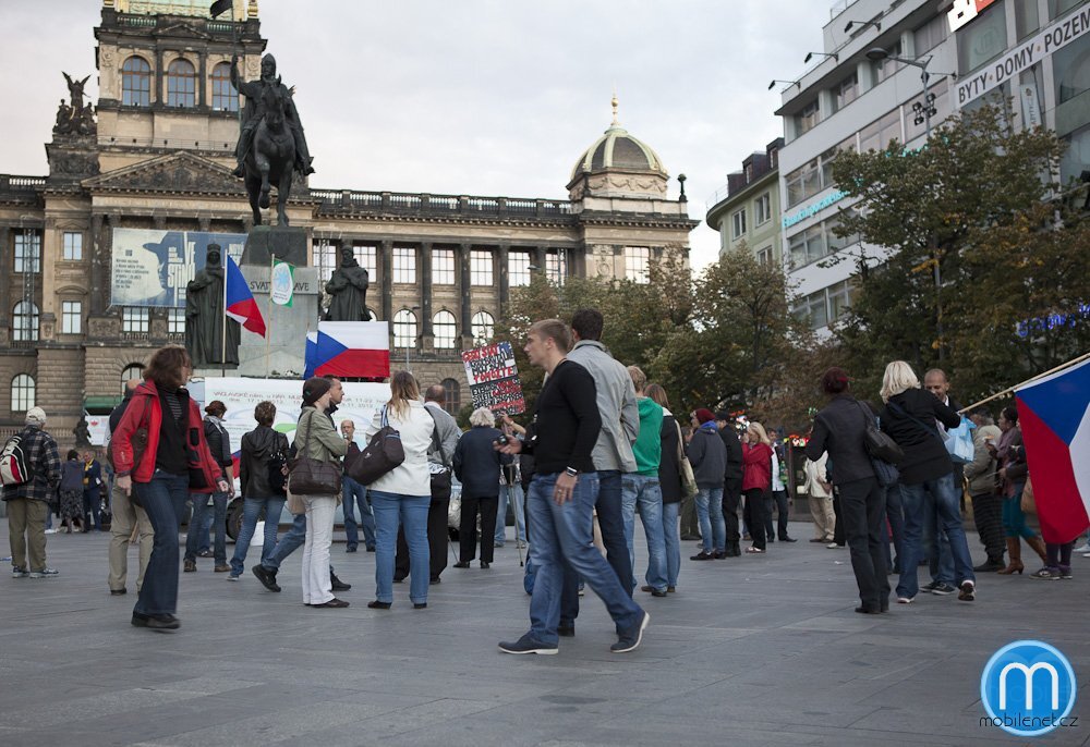 Shromáždění na Václavském náměstí