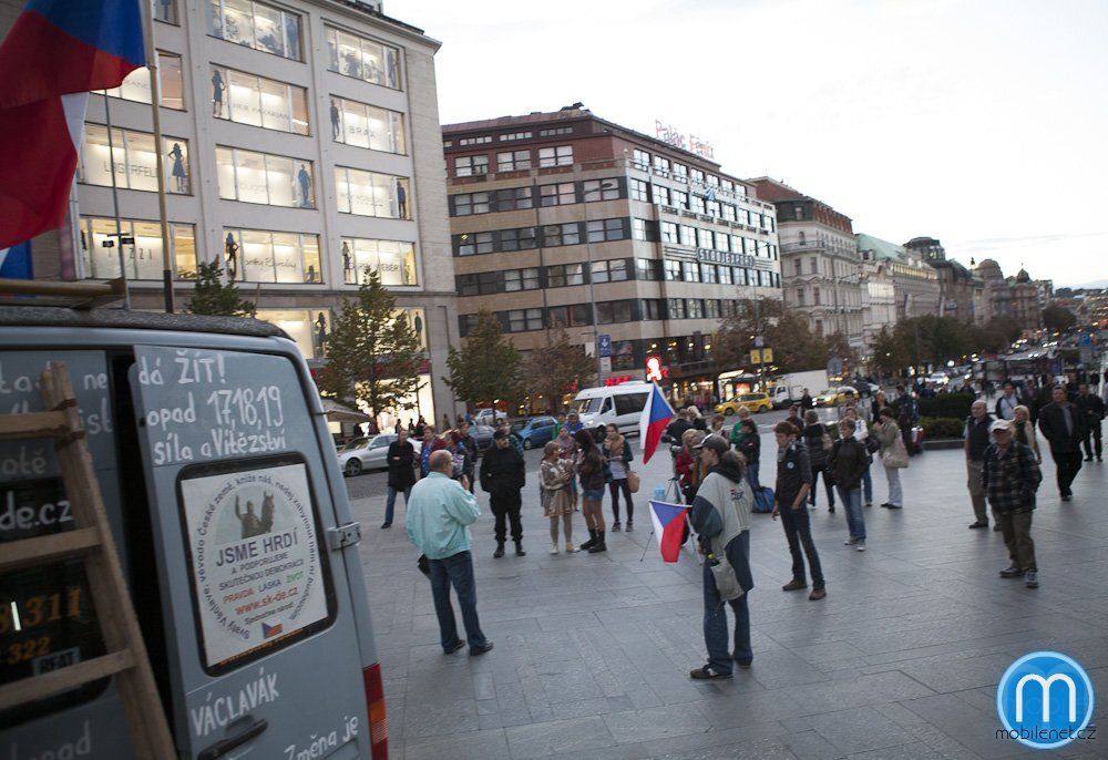 Shromáždění na Václavském náměstí