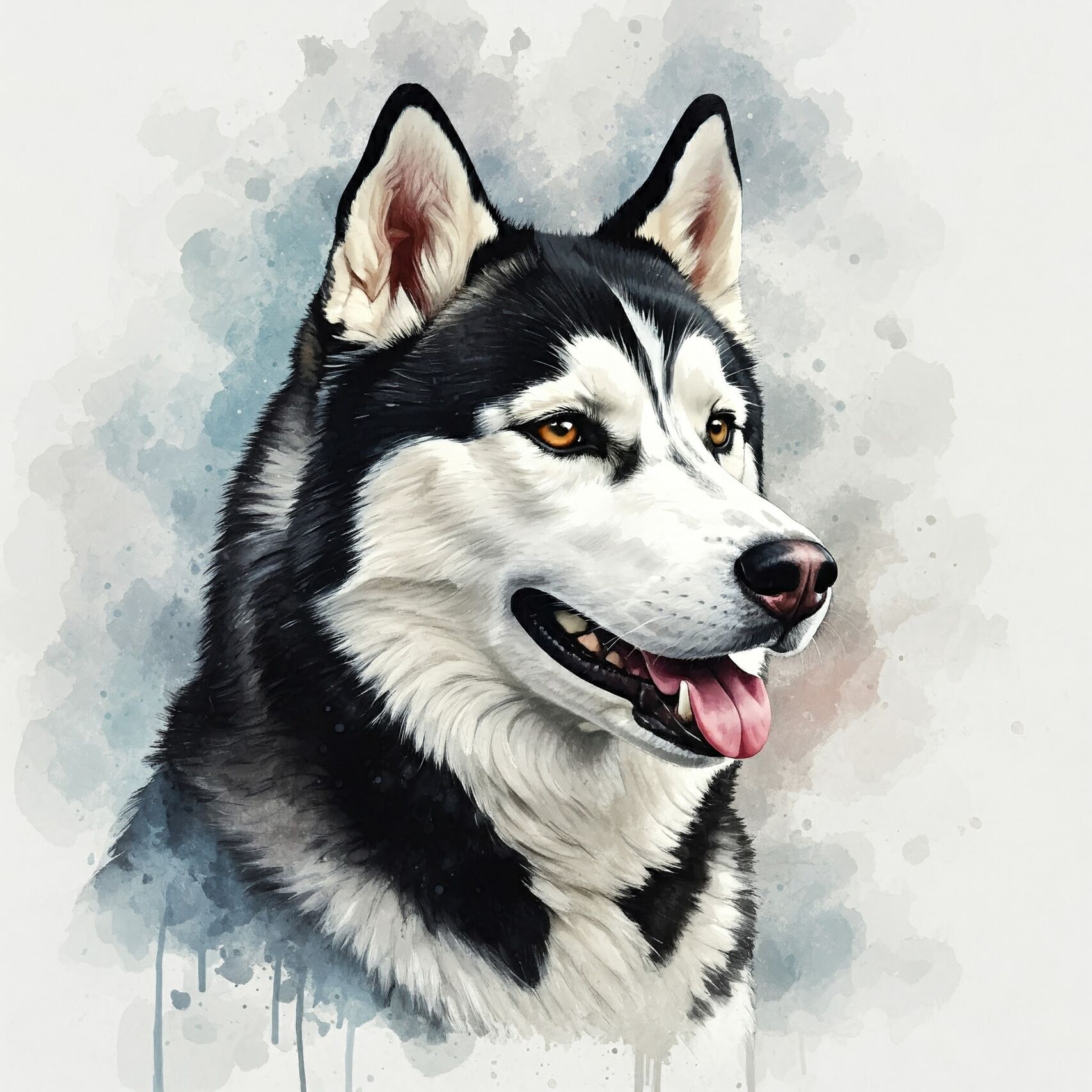 Sibiřský husky vygenerovaný pomocí Gemini Imagen 3