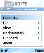 SIC FTP Client pro operační systém Symbian S60