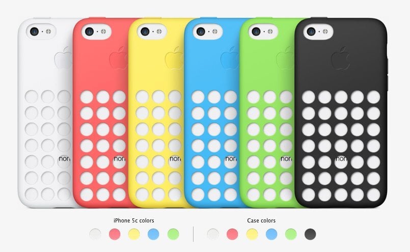 Silikonový obal pro iPhone 5C je dostupné hned v šesti barevných provedení.
