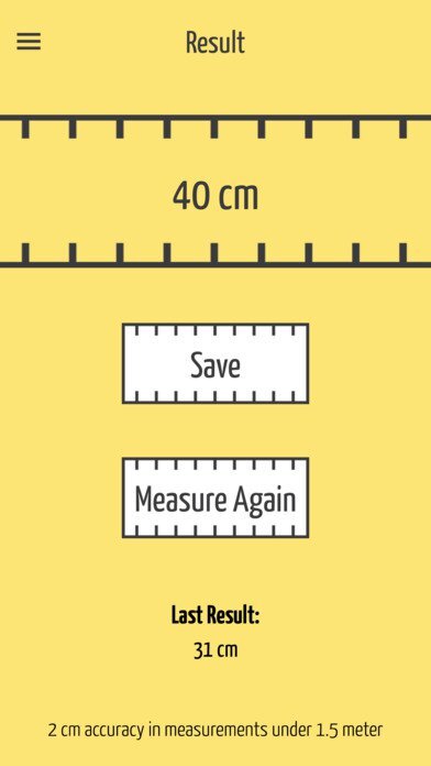 SizeUp - a Smart Tape Measure