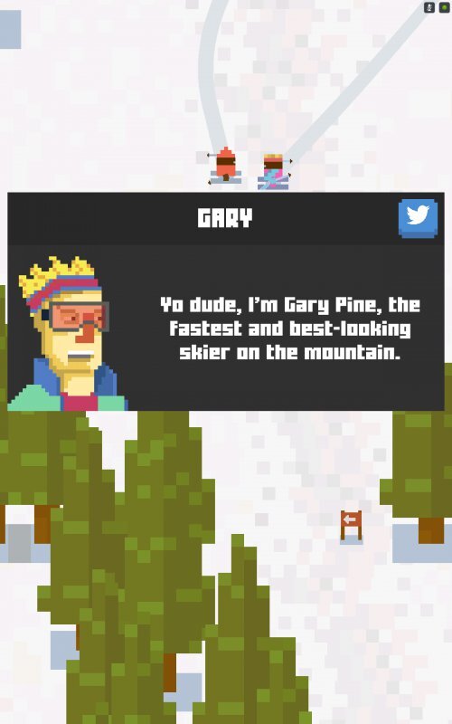 Skiing Yeti Mountain